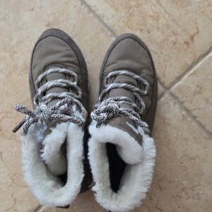 Sorel Brown and Cream Winter Boots
